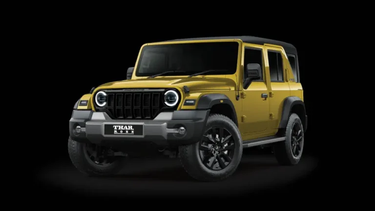 Mahindra Thar Roxx Star Edition goes on sale in yellow at a starting price of Rs 16.85 lakh