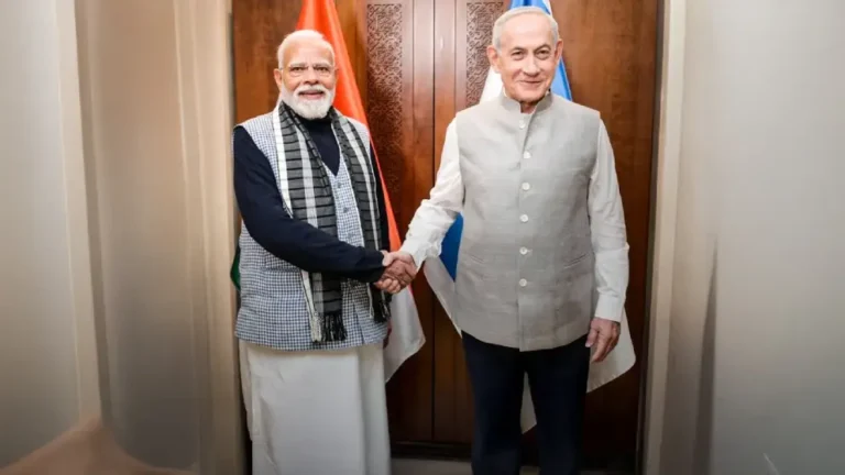 Did Netanyahu choose a Modi jacket over a Nehru jacket for his meeting