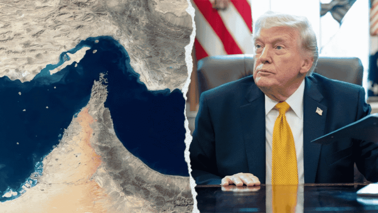 Trump claims the United States received a major present from Iran regarding the Strait of Hormuz