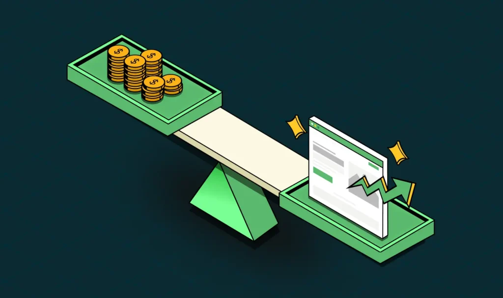 Graphic showing 94% of first impressions are related to website design.