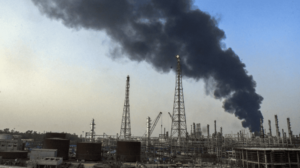 Indian authorities investigate potential sabotage in refinery fire