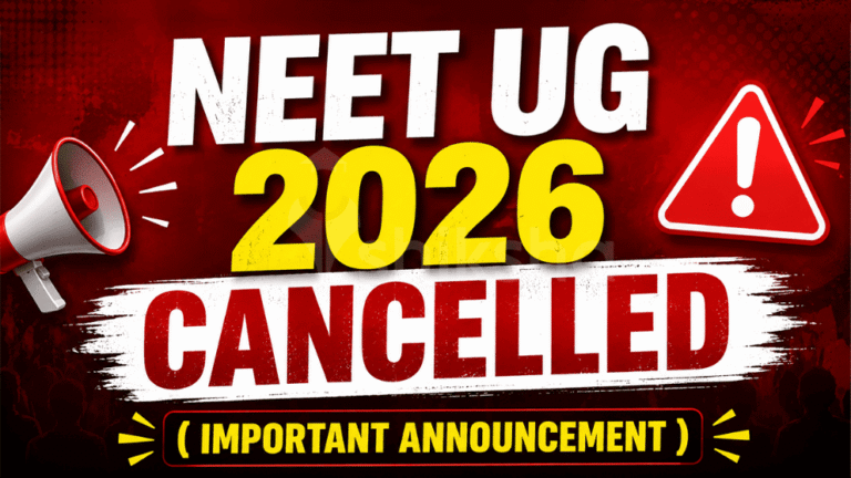 NEET 2026 Exam Cancelled What Happens Next