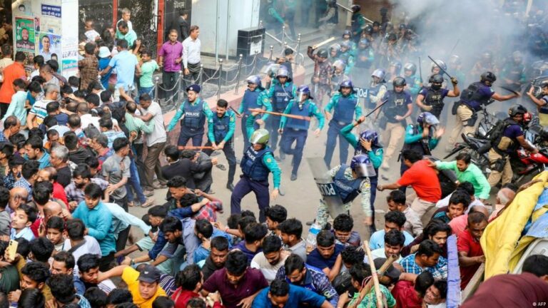 Tensions Rise in Bangladesh: Hindus Protest Against Desecration of Lord Ram Image